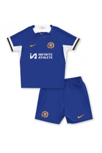 Chelsea Babyklær Hjemme Fotballdrakt til barn 2023-24 Korte ermer (+ Korte bukser)